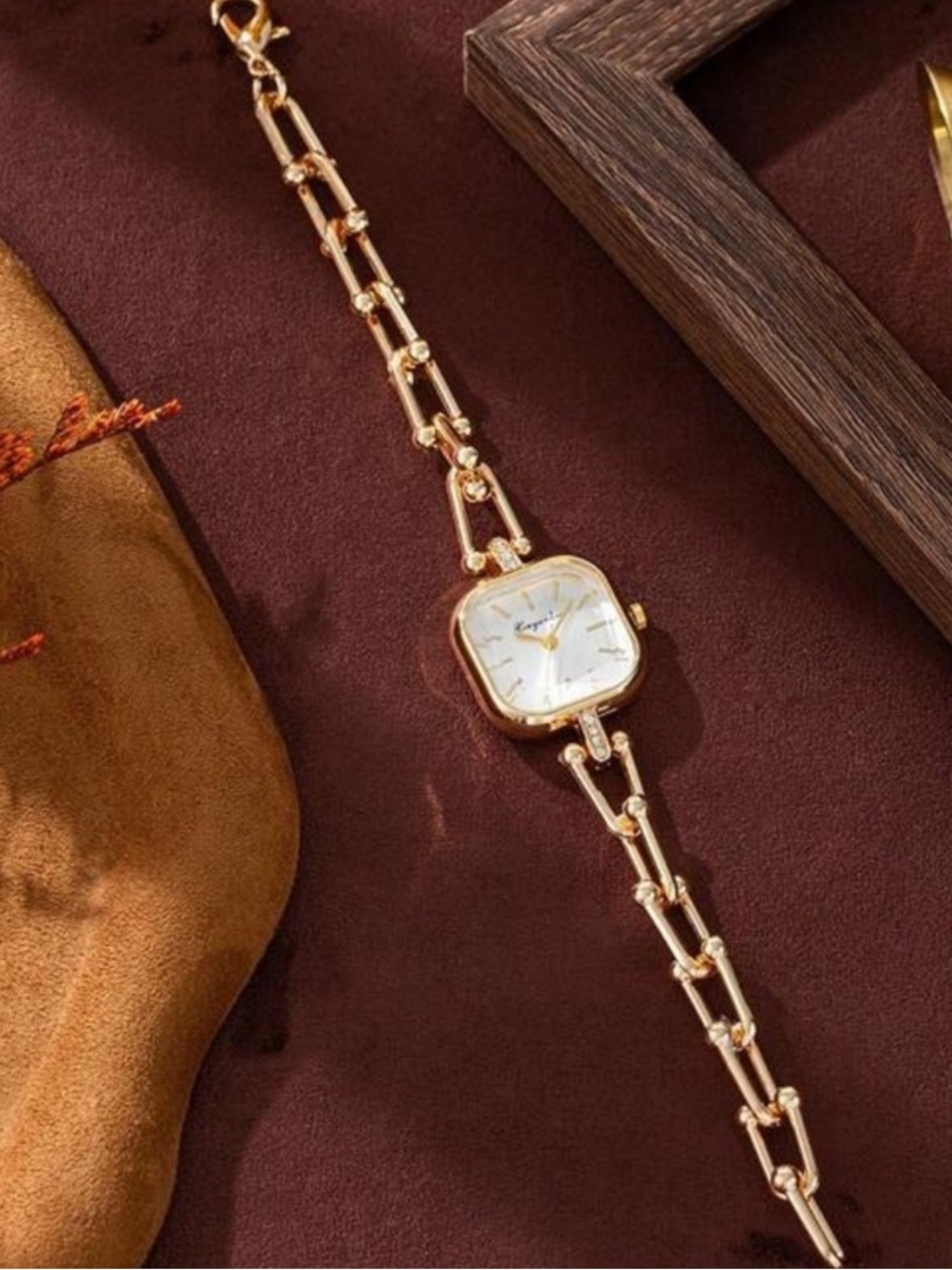 Imperial Gold Crystal Link Watch - Picture 4 of 4